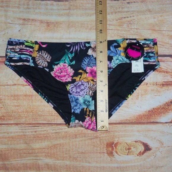 NOBO No Boundaries Floral Bikini To Bottoms - L/G 11-13 - NWT - Picture 9 of 13